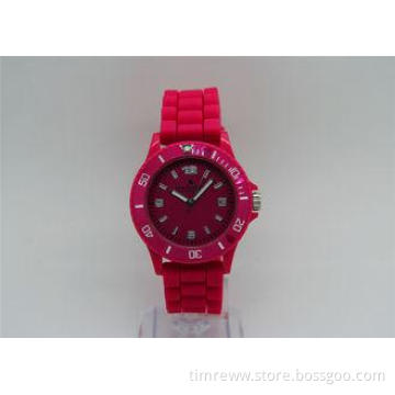 Silicone strap ICE Time Plastic Watches , 30 M  Waterproof